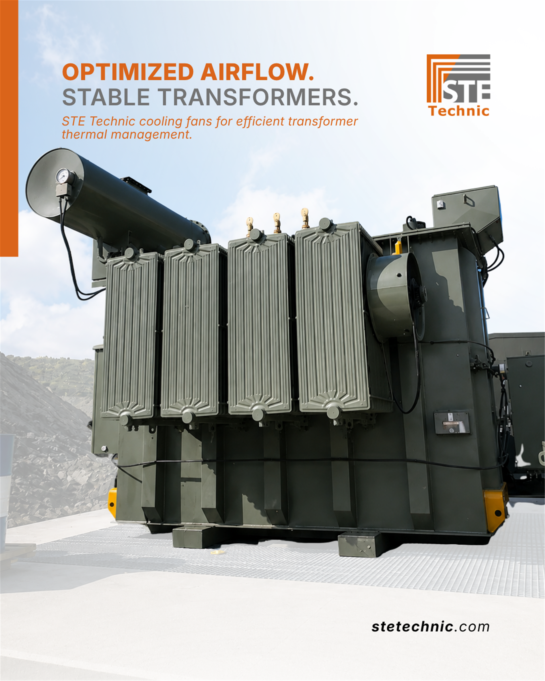 Effective Transformer Cooling Depends On Controlled Airflow And Stable Thermal Performance. 1