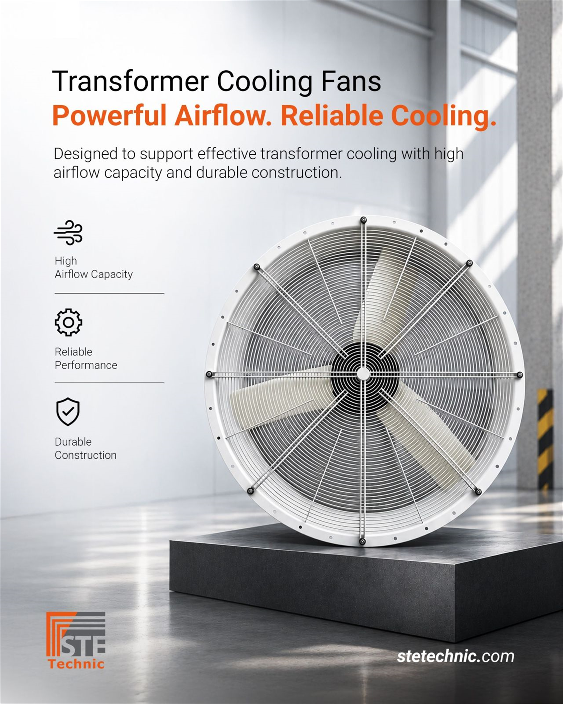 Engineered Airflow. Built For Reliable Transformer Cooling. 1