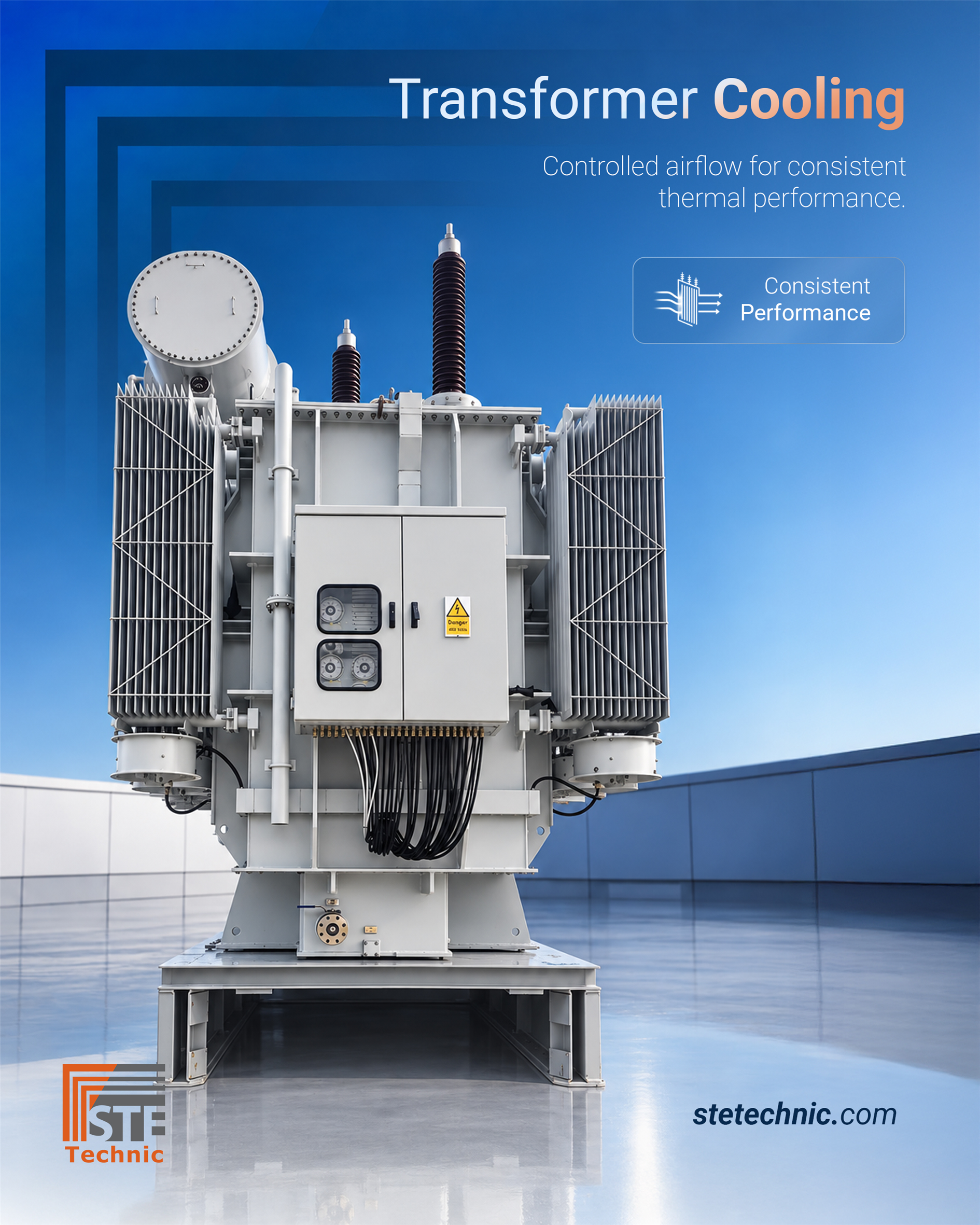 Reliable Cooling For Stable Transformer Performance. 1