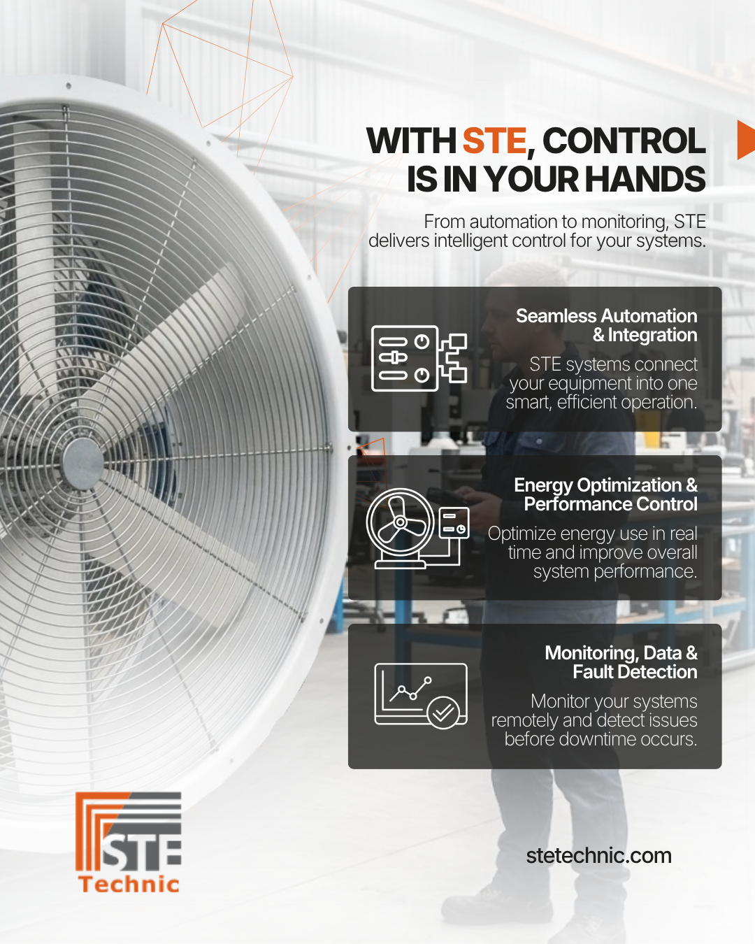 With Ste, Control Is İn Your Hands